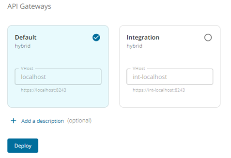 Deploy Gateway