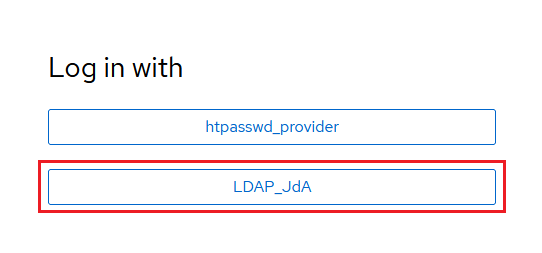 Figura 2. Login de OpenShift