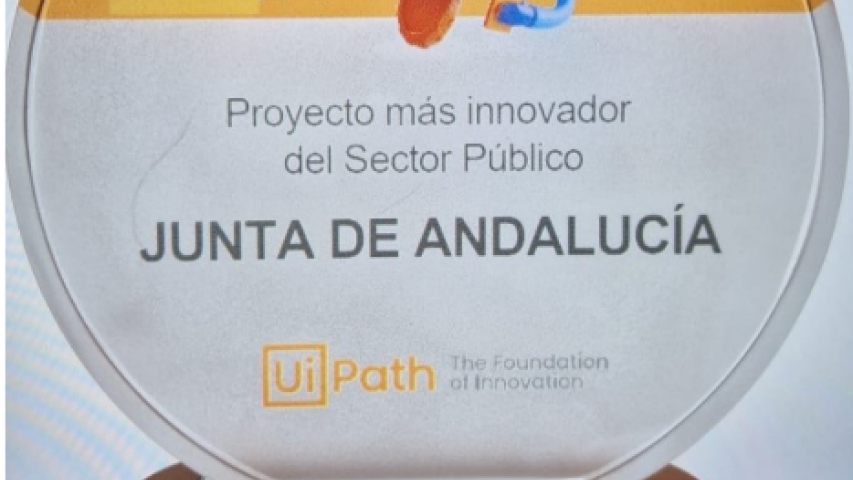 Proyecto más innovador del Sector Público en el evento UiPath AI at Work